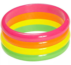 4-Loch Neon Armband