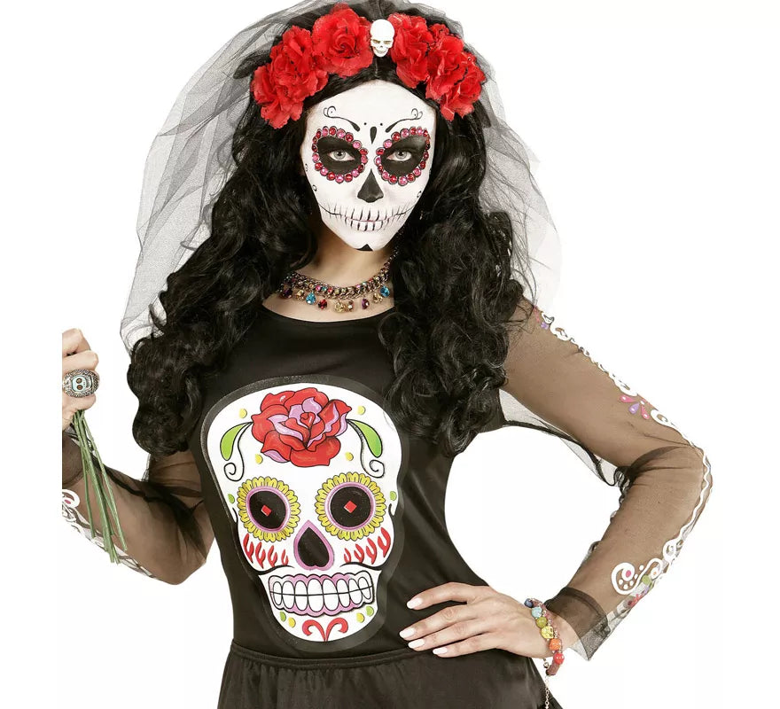 Translation missing: de.Pulsera de Cuerda con 7 Calaveras de Colores