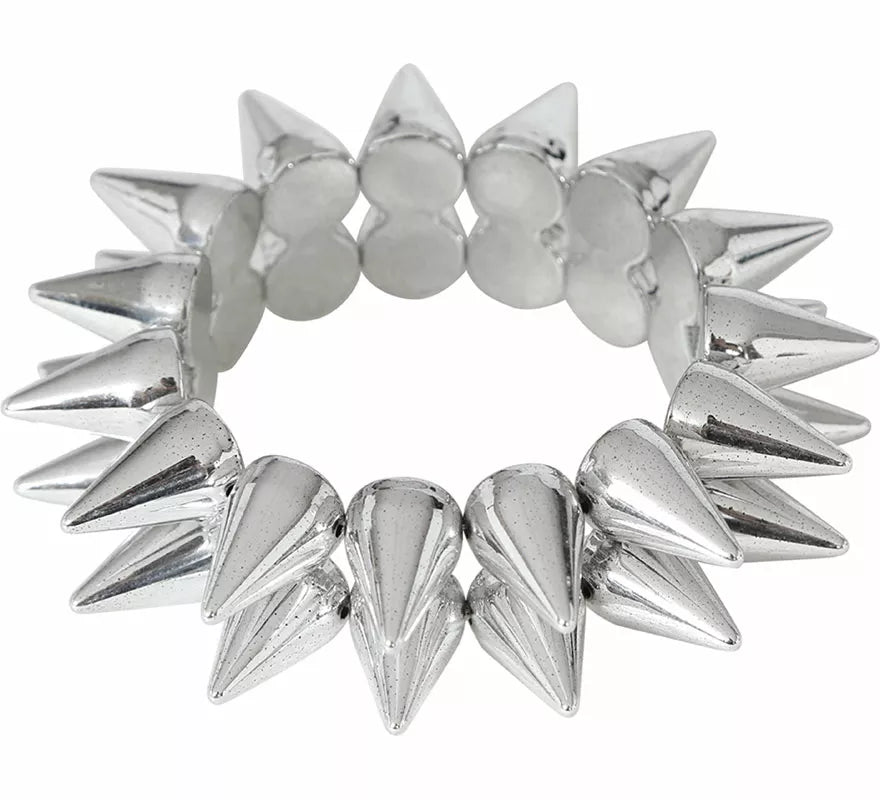 Translation missing: de.Pulsera de Pinchos Plateados