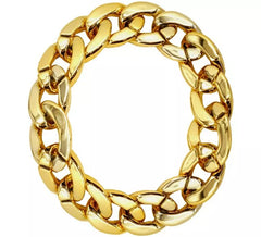 Goldenes Rapper-Armband