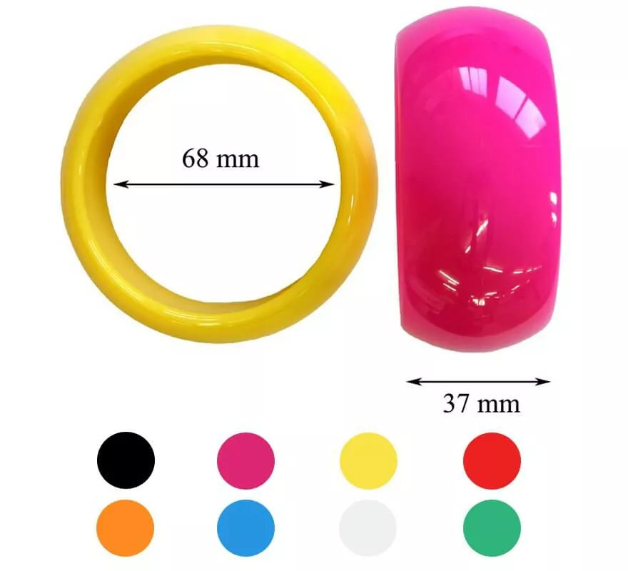 Translation missing: de.Pulsera Flamenca 68x37 mm varios colores