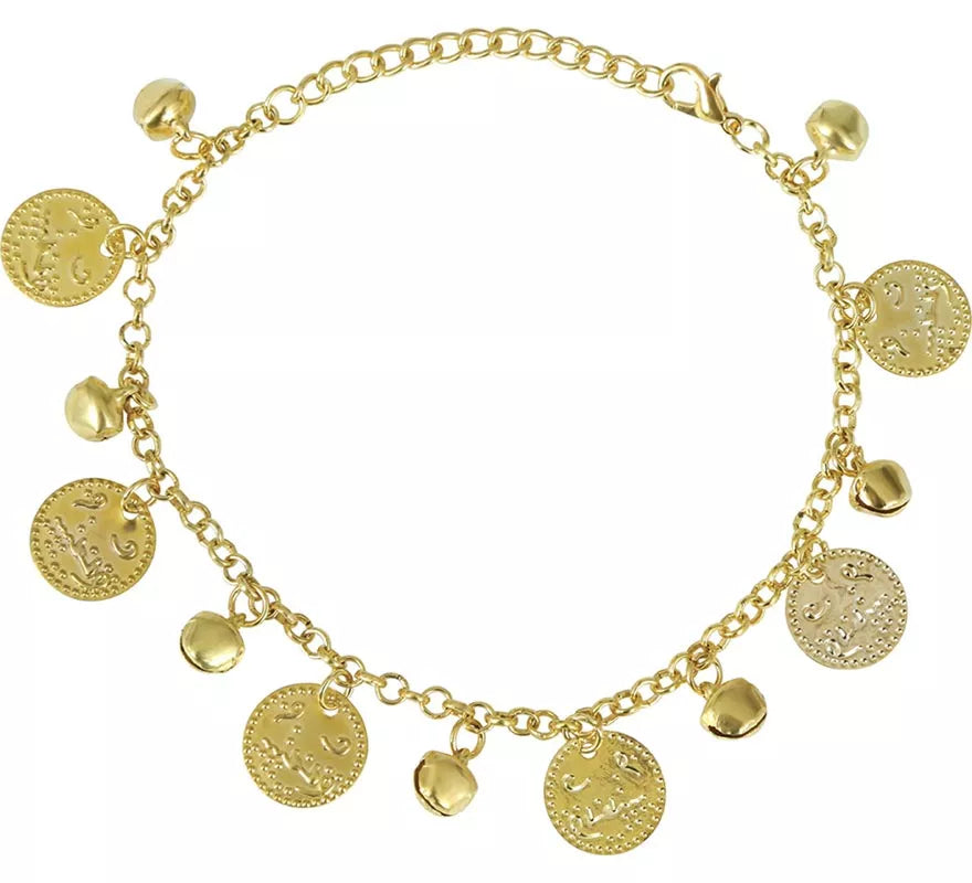 Translation missing: de.Pulsera Tobillera de Monedas