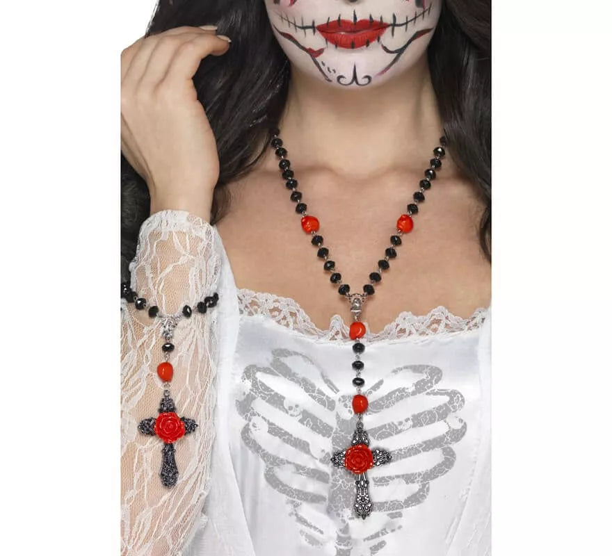Translation missing: de.Pulsera y collar de Rosarios del día de muertos