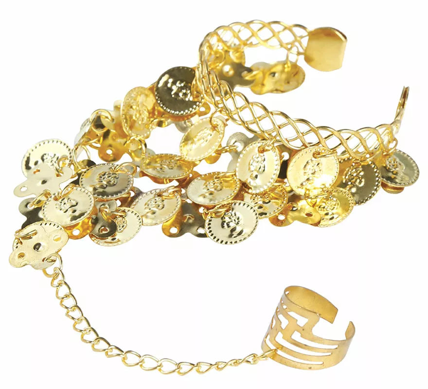 Translation missing: de.Pulsera Zíngara de Medallas doradas