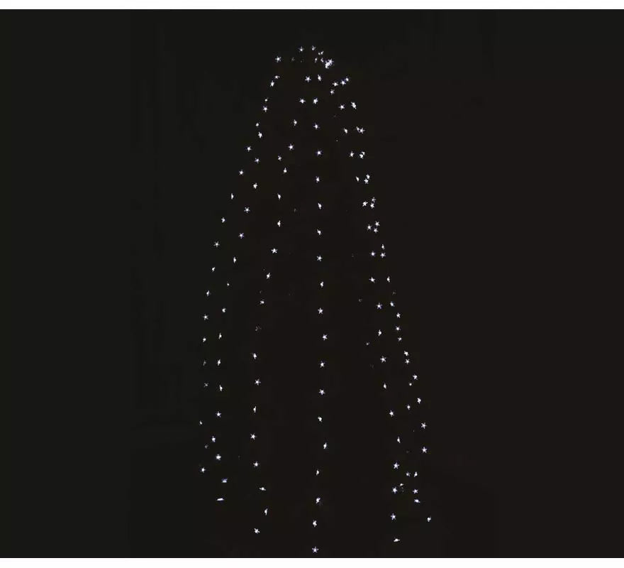 Rama de 200 Led Estrellas blancas con 8 funciones