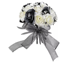 Corpse Bride Bouquet mit Totenköpfen und Spinnen