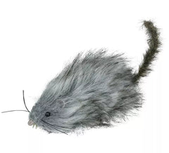 16 cm graue haarige Ratte