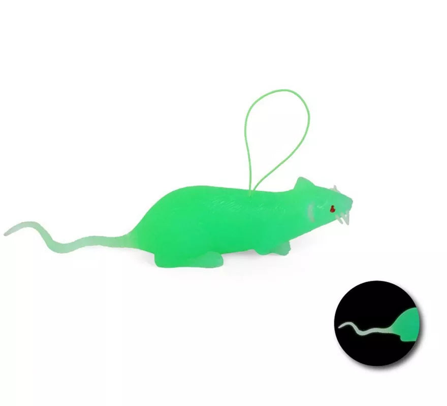 Translation missing: de.Ratón Luminiscente con cuerda de plástico de 11 cm