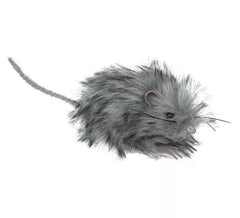 11 cm graue Pelzmaus