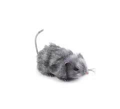 18 cm große graue Pelzmaus