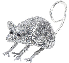 Kleine Maus mit Glitter von 8,5 cm in verschiedenen Farben