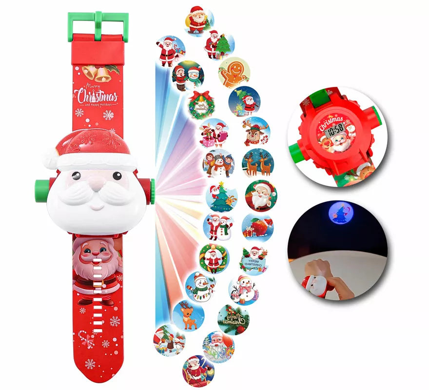 Translation missing: de.Reloj de Papá Noel con Proyector de 22 cm