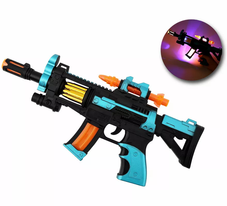 Translation missing: de.Rifle con Luz, Sonido y Movimiento de 33x15 cm de plástico