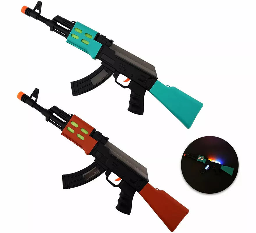 Translation missing: de.Rifle con Luz y Sonido de plástico en colores surtidos