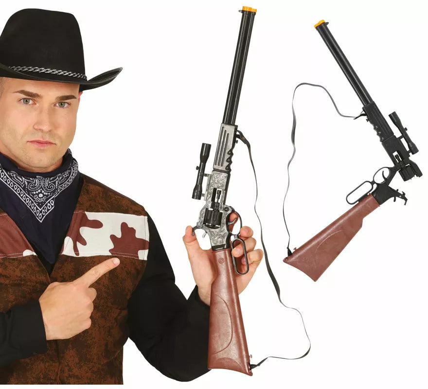 Translation missing: de.Rifle marrón con mira de 64 cm
