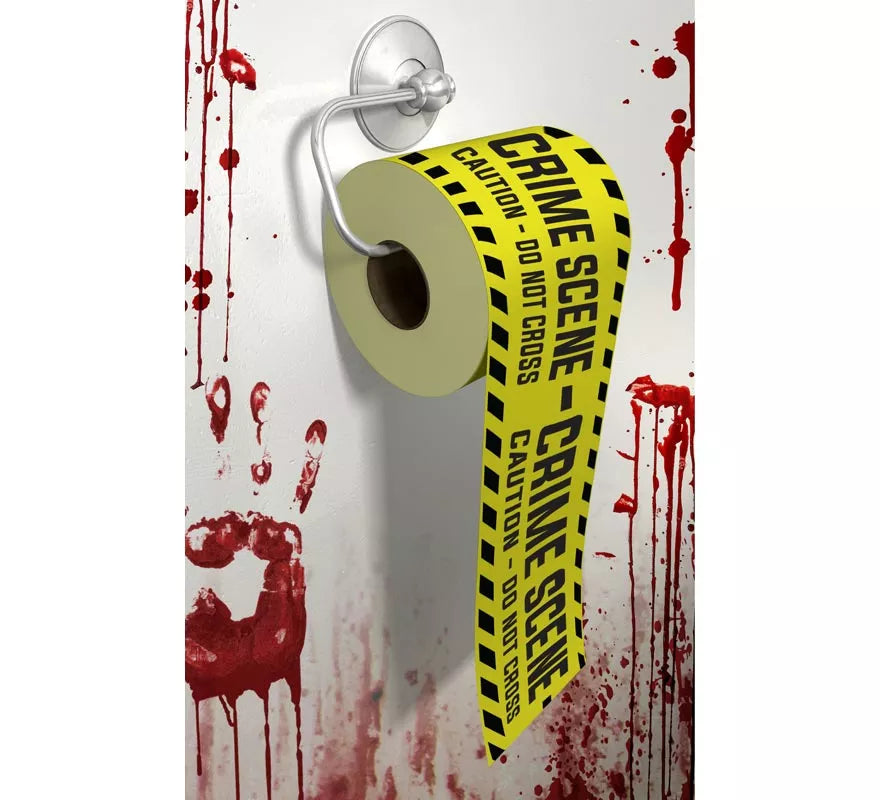 Translation missing: de.Rollo WC ''Crime Scene'' de Papel 2 Capas