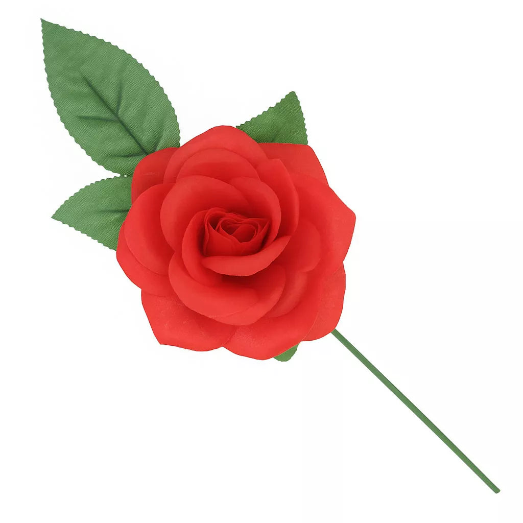 Translation missing: de.Rosa de Sevillana o Chulapa con varilla de 8 cm en varios colores