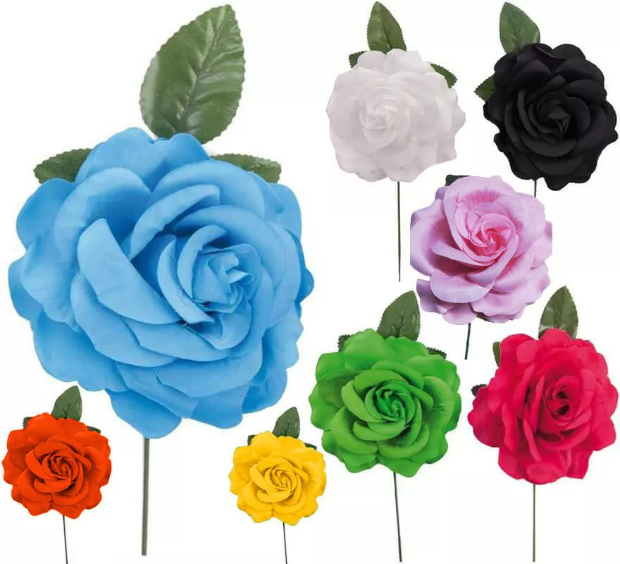 Translation missing: de.Rosa en varios colores para Flamencas y Chulapas