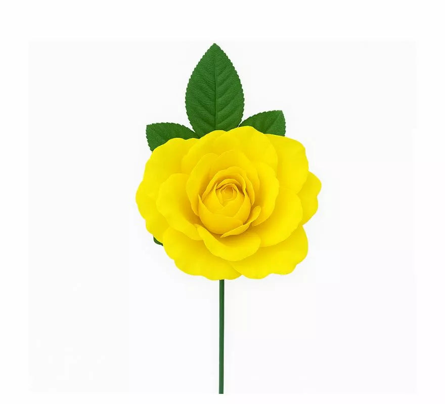 Translation missing: de.Rosa Flamenca Mediana en varios colores de 14 cm