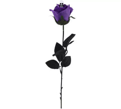 Lila Rose mit Totenkopf 40 cm