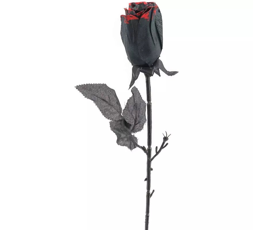 Translation missing: de.Rosa negra y roja de 46 cm