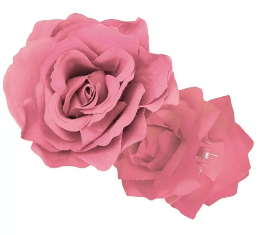 Translation missing: de.Rosa Sevillana o Chulapa de 9 cm con pinza en varios colores