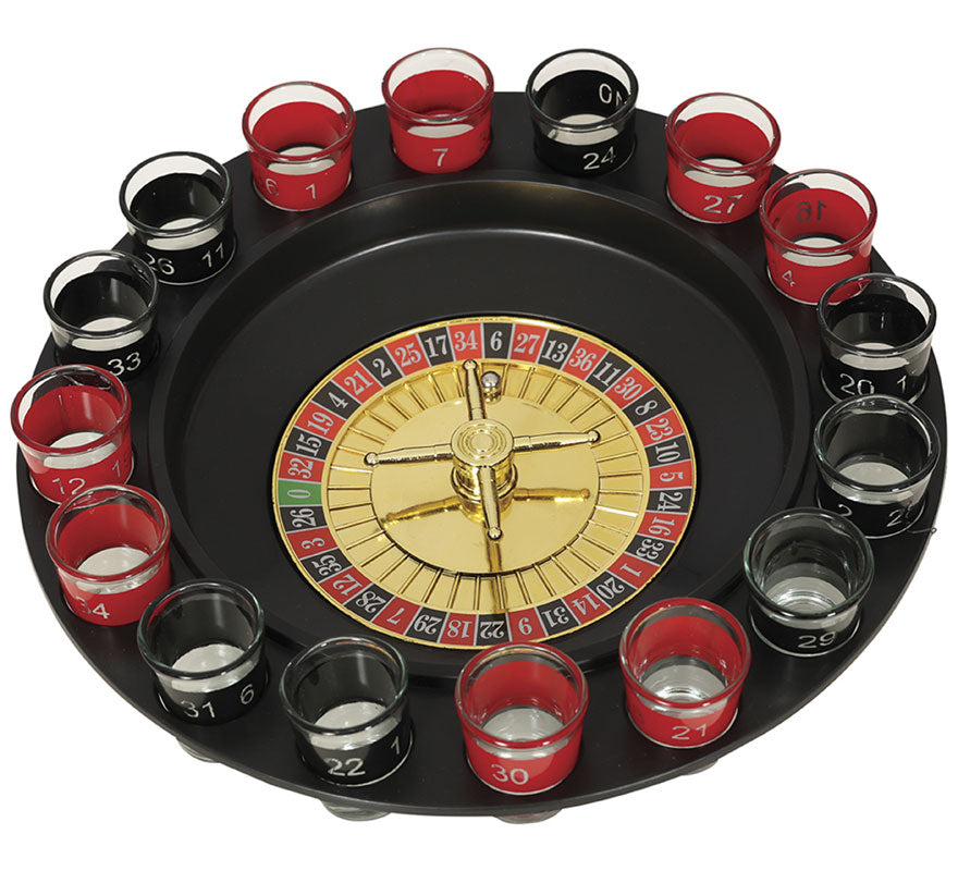 Translation missing: de.Ruleta Casino de 29 cm con 16 Vasos de 4,5 cm