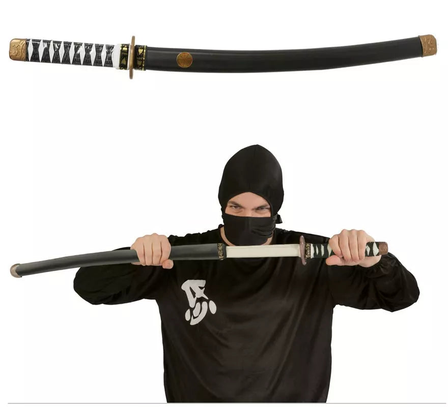 Translation missing: de.Sable de Japonés o Espada Ninja negra de 76 cm con funda