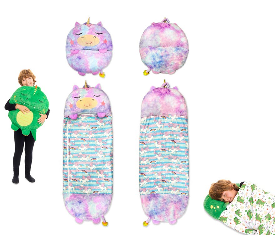 Translation missing: de.Saco de Dormir con Cojín Unicornio iridiscente de 135 cm