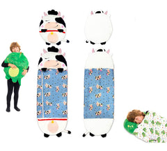 135 cm Kuhschlafsack mit Kissen