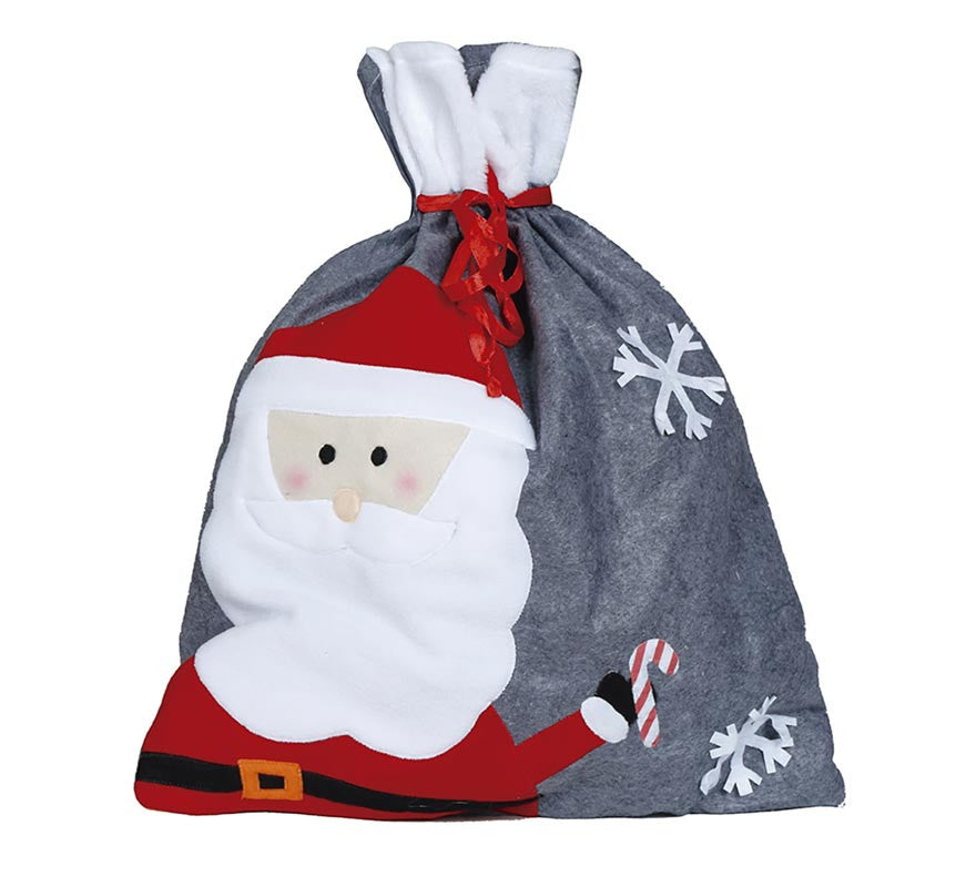 Translation missing: de.Saco de Papá Noel gris de 50X60 cm
