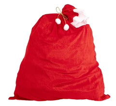 Rote Weihnachtsmann-Tasche 70 x 100 cm