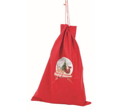 Sack roter Weihnachtsmann mit Weihnachtsmann-Ornament 70x50 cm