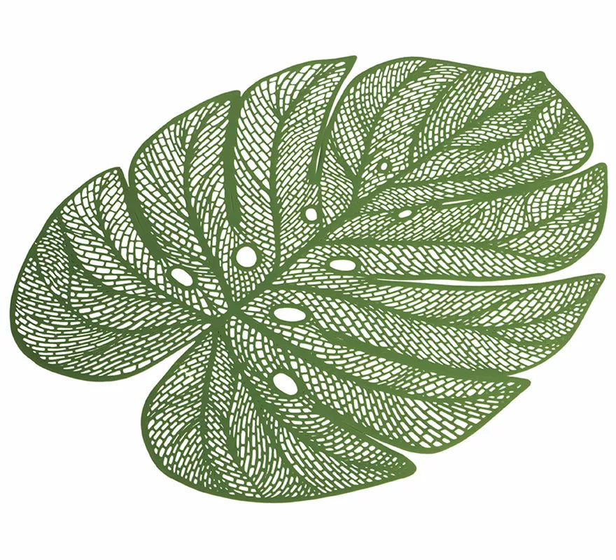 Translation missing: de.Salvamantel Hoja verde de PVC de 45 cm
