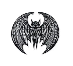 Fledermaus-Untersetzer aus Kunststoff, 45 x 39 cm