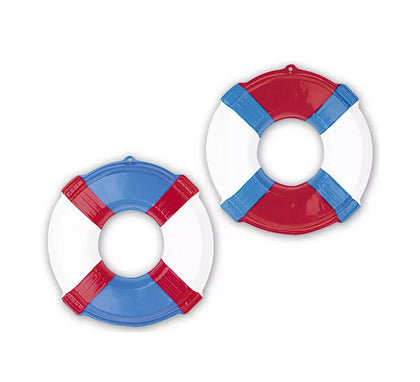 Salvavidas decorativos en 2 colores surtidos de 46 cm