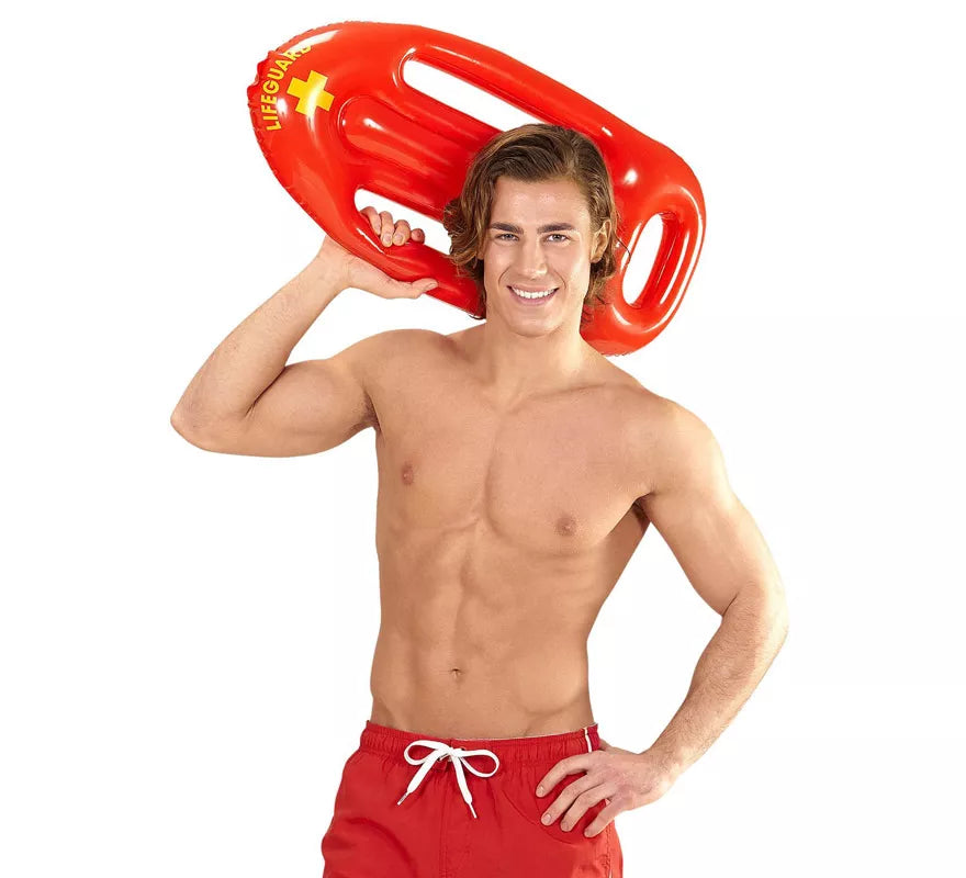 Translation missing: de.Salvavidas Hinchable Rojo de Socorrista o Vigilante de la Playa de 73 cm