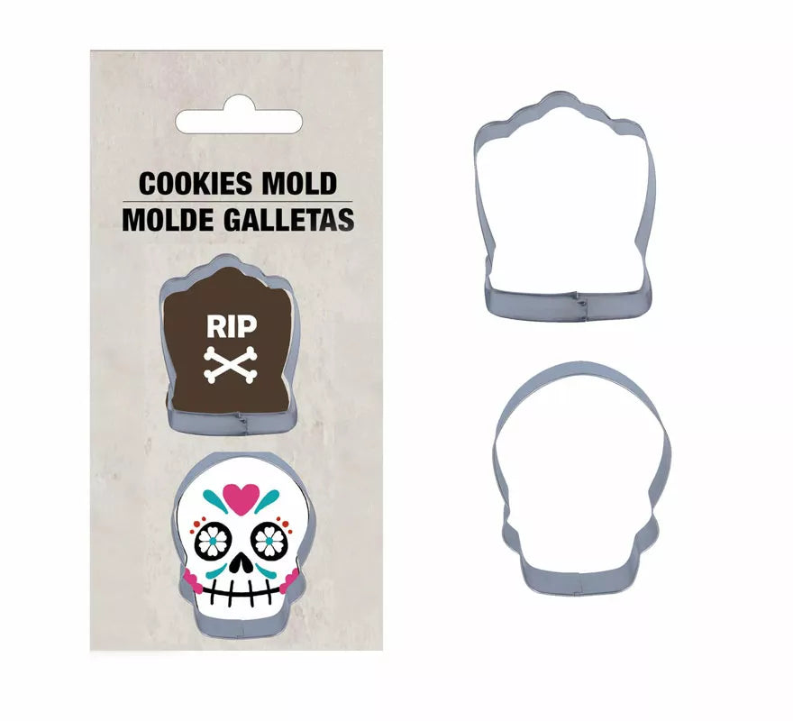 Translation missing: de.Set 2 Moldes Metálicos para Galletas