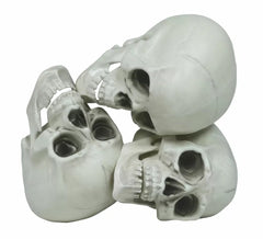 Set mit 3 Totenköpfen von 15 cm