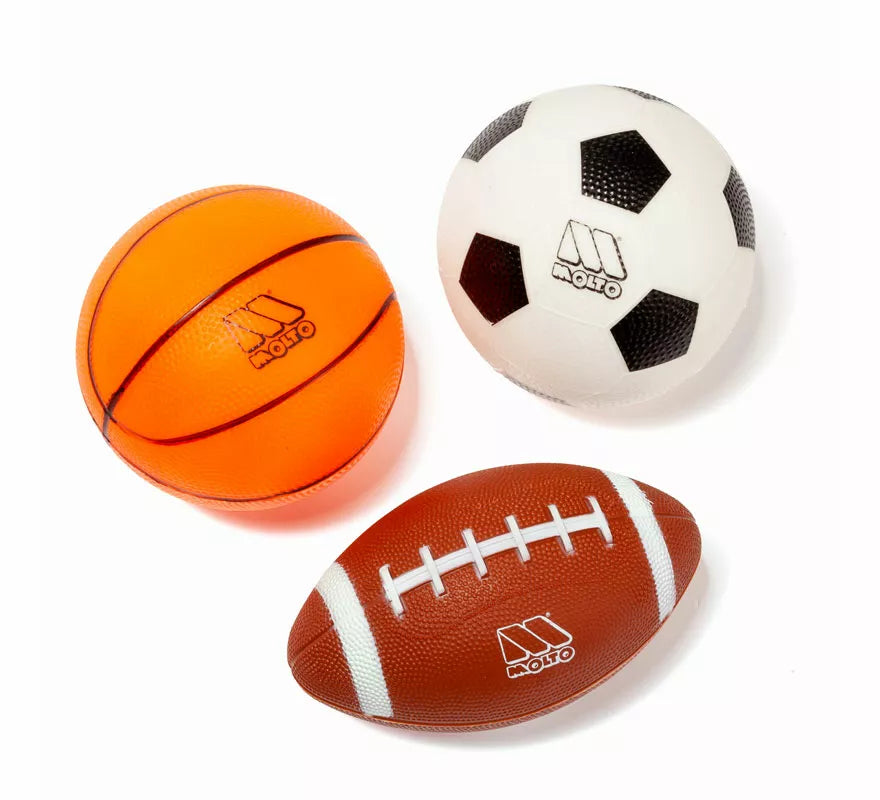 Set de 3 Pelotas de Deporte