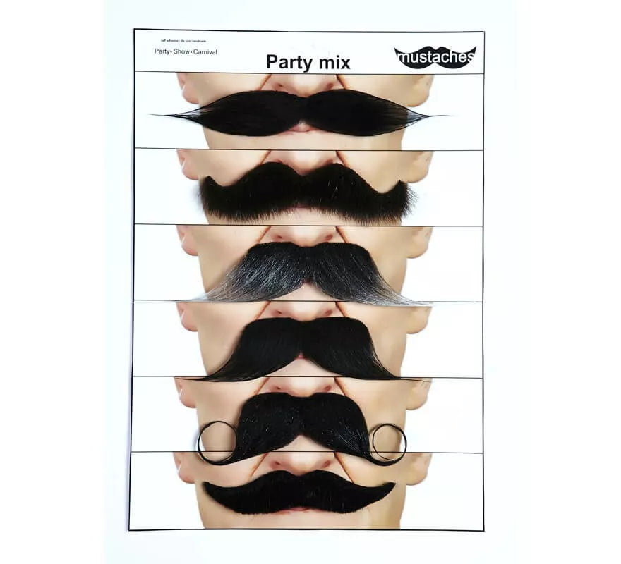 Translation missing: de.Set de 6 Bigotes modelos surtidos