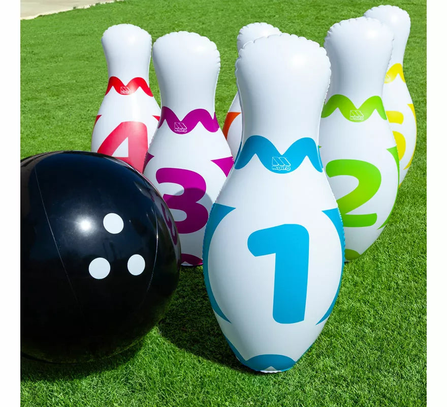 Set de Bolos Hinchables y Pelota