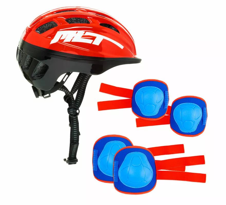 Translation missing: de.Set de Casco y Protecciones rojo