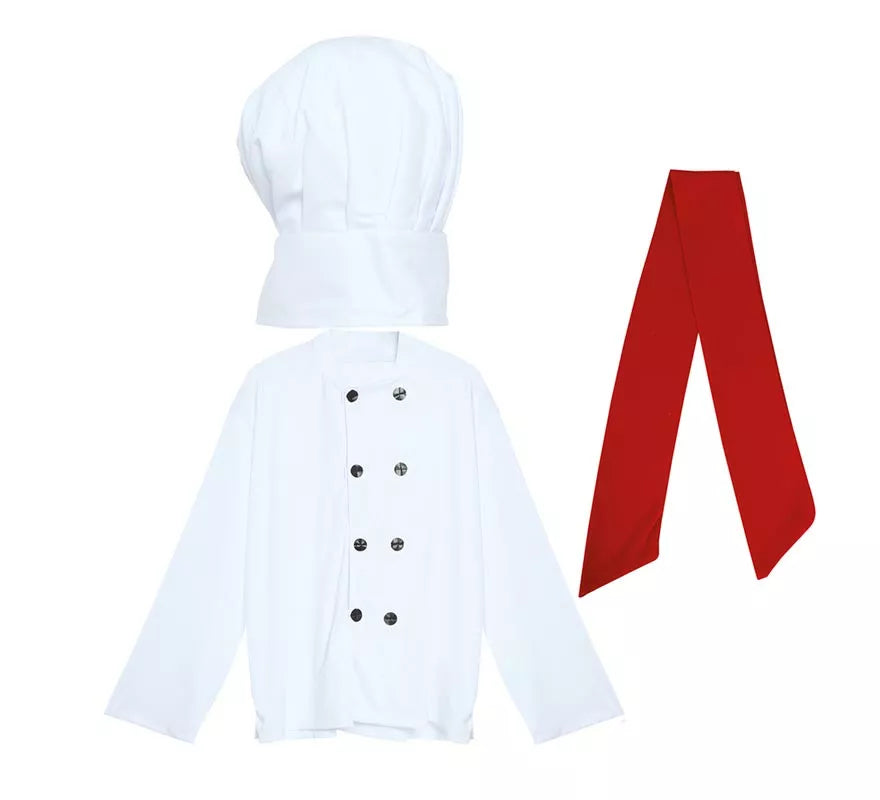 Translation missing: de.Set de Cocinero: Gorro, pañuelo y chaqueta