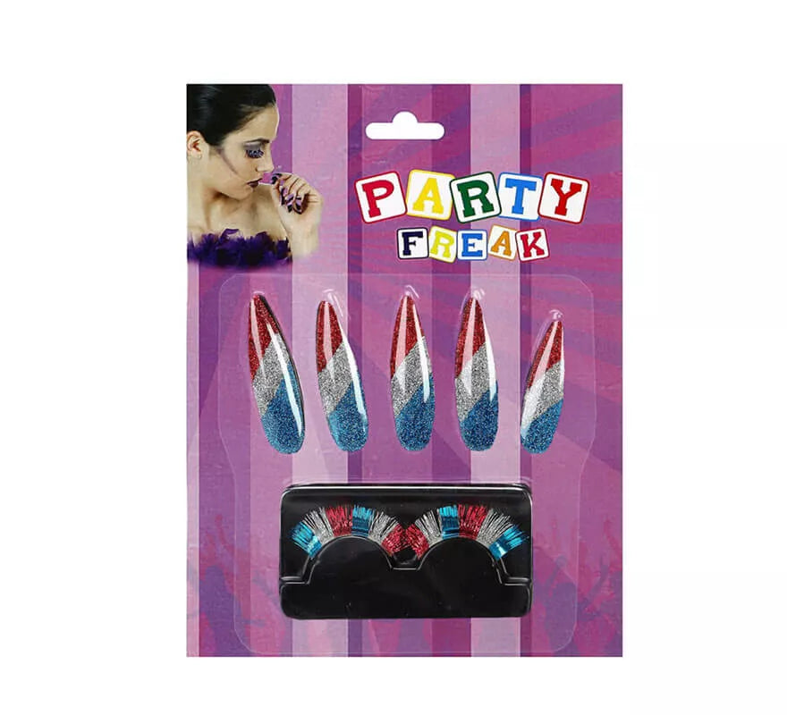 Translation missing: de.Set de Uñas y Pestañas postizas de tres colores
