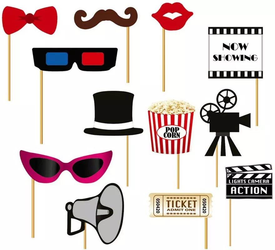 Set para Photocall cine 12 Pcs