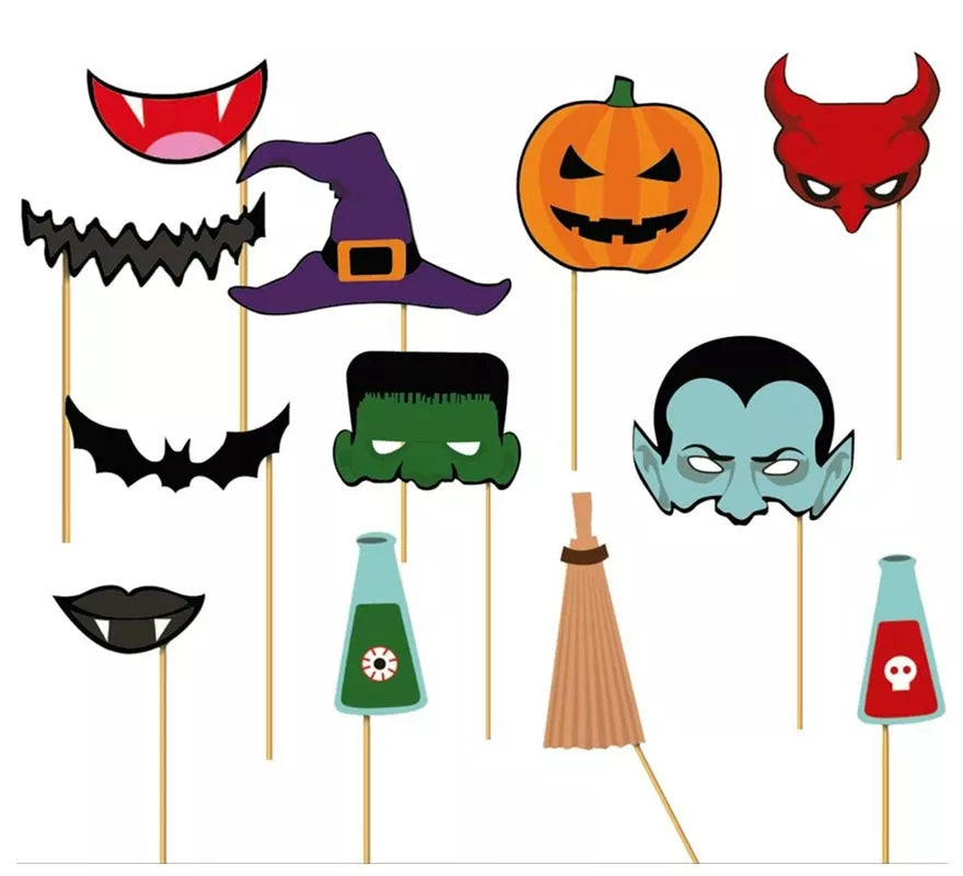Set Photocall Halloween 12 Pcs