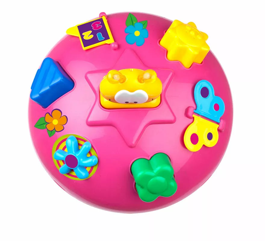 Seta de Actividades Musical rosa infantil