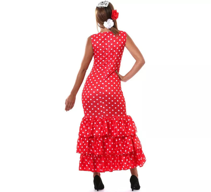Translation missing: de.Sevillana Roja para mujer adulta