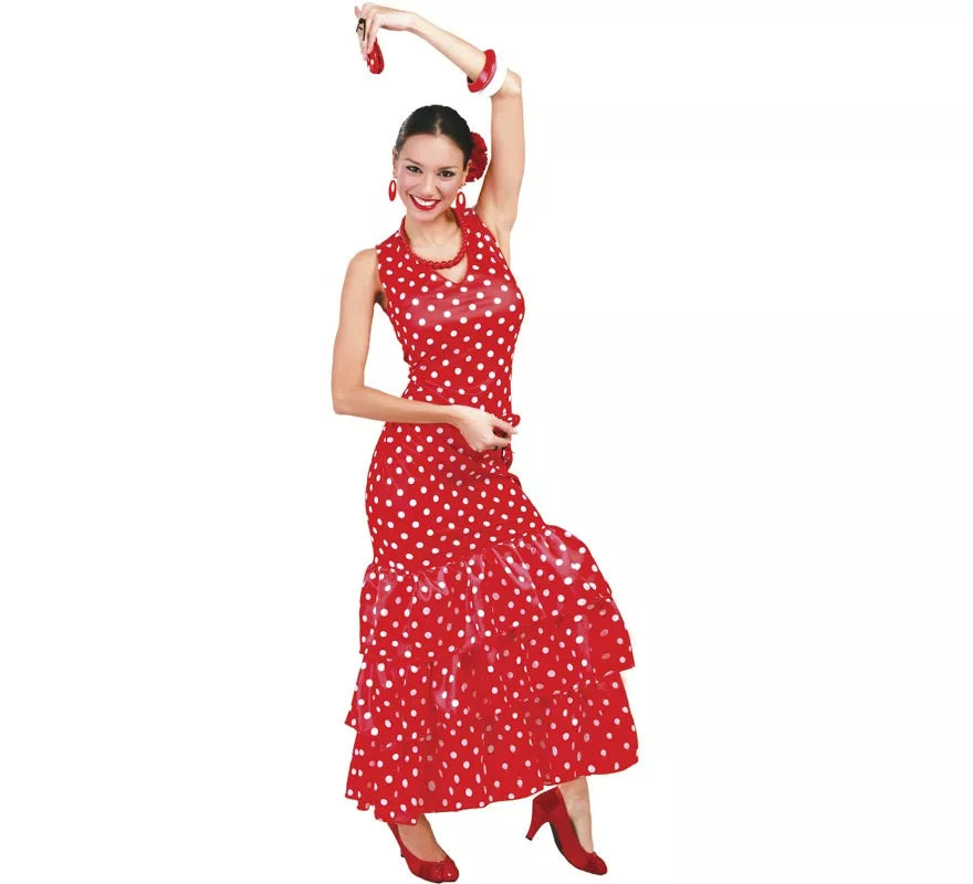 Translation missing: de.Sevillana Roja para mujer adulta